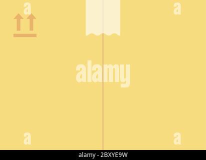 Boxed cargo vector icon flat isolated Stock Vector