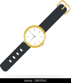 Wrist Mechanical Watch vector flat isolated Stock Vector