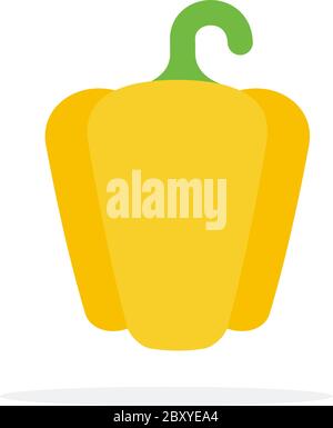 Yellow bell pepper Stock Vector