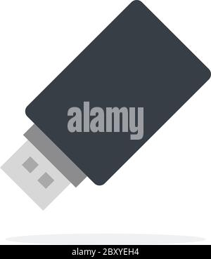 Flash drive vector flat isolated Stock Vector