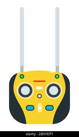 Remote Control Drone vector icon flat isolated. Stock Vector