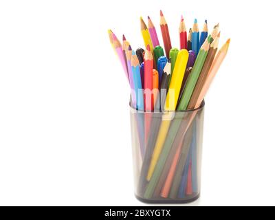 School art supplies. Writing utensils Stock Photo - Alamy