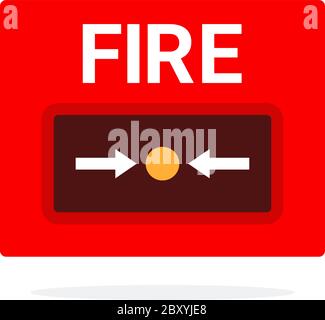 Fire button Stock Vector