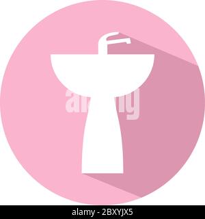 sink bath icon Stock Vector