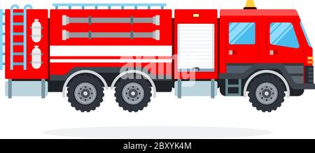Fire-engine vehicle Stock Vector
