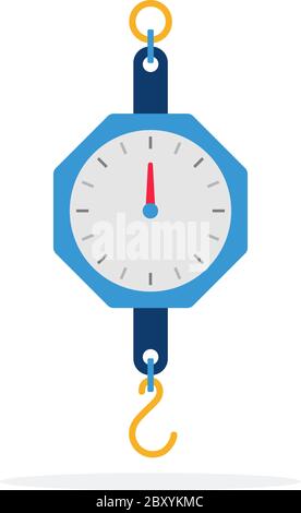Scales with Hook flat isolated vector Stock Vector