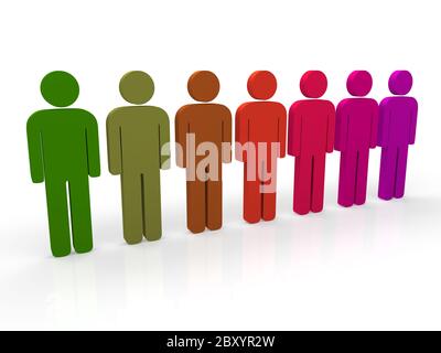 3d people group Stock Photo