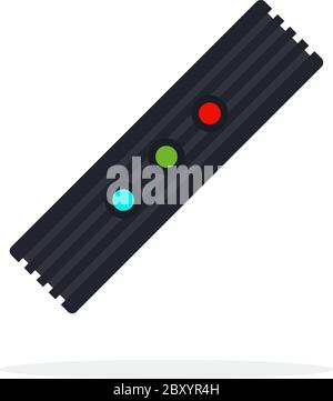 Fitness tracker with indicators vector icon flat isolated Stock Vector