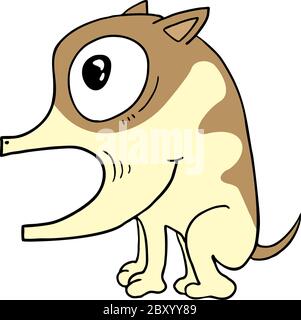 Funny dog Stock Vector