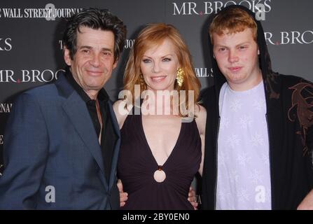 Alan Rosenberg and wife Marg Helgenberger and Son at the Los Angeles Premiere of 'Mr. Brooks' held at the Mann's Chinese Theater in Hollywood, CA. The event took place on Tuesday, May 22, 2007. Photo by: SBM / PictureLux - File Reference # 34006-4920SBMPLX Stock Photo