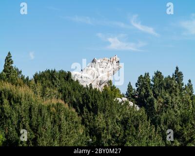 ANAHEIM, CALIFORNIA - May 25th, 2018 - Grizzly Peak in Disney's California Adventure Stock Photo