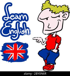 Learn english Stock Vector