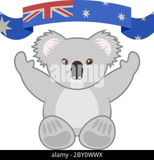 Icon koala Stock Vector