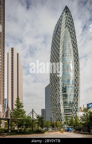 Tokyo Japan October 31st 2016 : Exterior view of the Mode Gakuen (also known as cocoon building) tower in Tokyo, Japan Stock Photo
