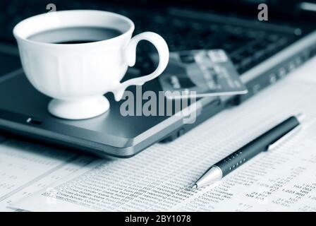 Financial analysis Stock Photo