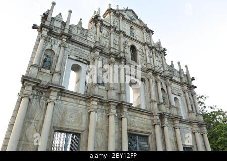 ruins of St. Paul's Cathedral Stock Photo