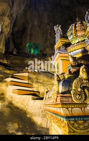 Statue of hindu god at Batu caves Stock Photo