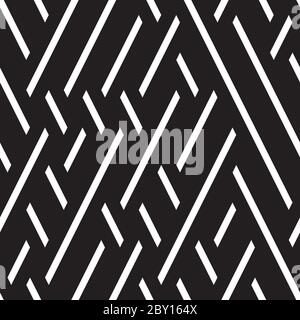 Seamless pattern with oblique white segments Stock Vector