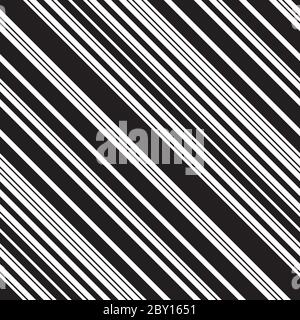 Seamless pattern with oblique black lines Stock Vector