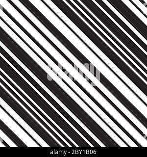 Seamless pattern with oblique black lines Stock Vector