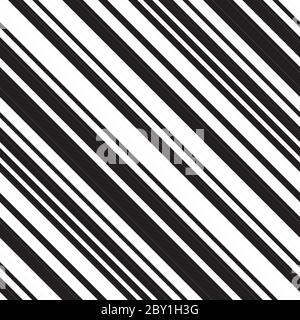 Seamless pattern with oblique black lines Stock Vector