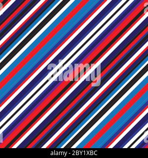 Seamless pattern with oblique colored lines Stock Vector