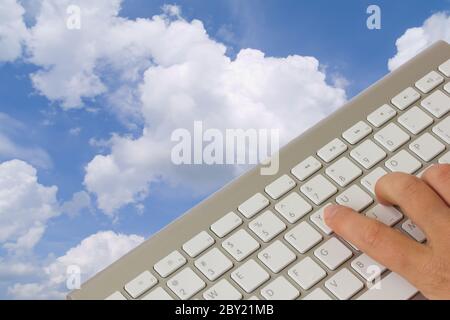 cloud computing concept Stock Photo
