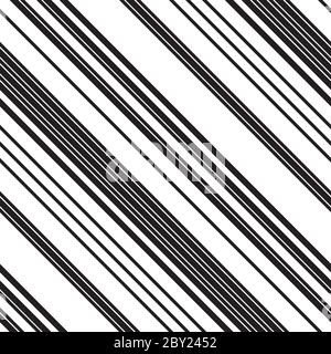 Seamless pattern with oblique black lines Stock Vector