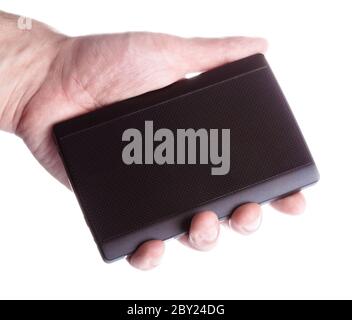 gadget in the palm Stock Photo