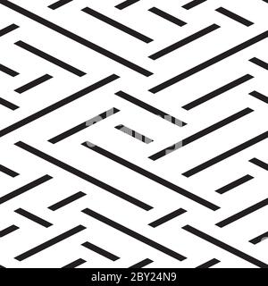 Seamless pattern with oblique black segments Stock Vector