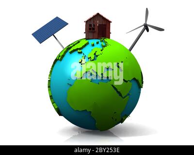 sustainable development on earth Stock Photo