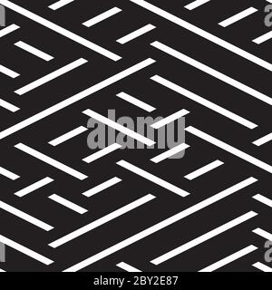 Seamless pattern with oblique white segments Stock Vector