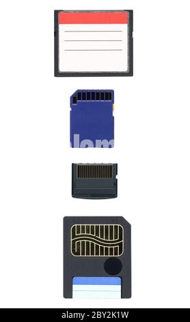 Memory cards Stock Photo