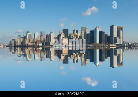 panorama of manhattan, new york Stock Photo