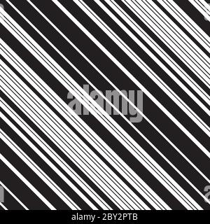 Seamless pattern with oblique black lines Stock Vector