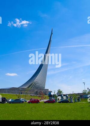 Space monument and museum , Moscow, Russia Stock Photo