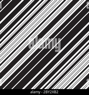 Seamless pattern with oblique black lines Stock Vector