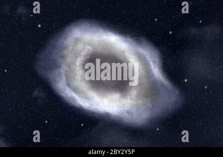 Galaxy in the space Stock Photo