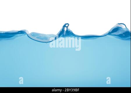 Water waves isolated on white background Stock Photo - Alamy
