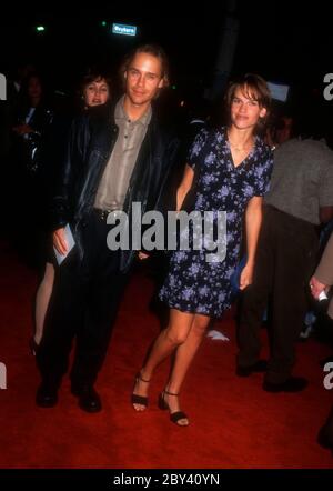 Westwood, California, USA 10th October 1995 Actor Chad Lowe and actress Hilary Swank attend 20th Century Fox's 'Strange Days' Premiere on October 10, 1995 at Mann Village Theatre in Westwood, California, USA. Photo by Barry King/Alamy Stock Photo Stock Photo