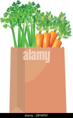 Vector Bag Inside Design Vegetables inside bag vector design Stock Vector Image & Art - Alamy
