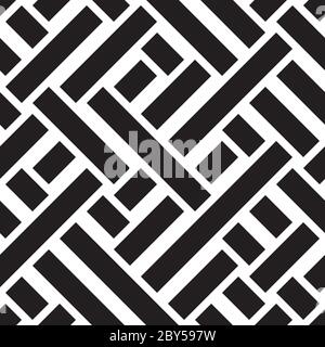 Seamless pattern with oblique black bands Stock Vector