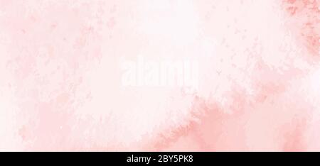 Hand Painted Art Of Watercolor Paint On Watercolor Paper Stock Vector