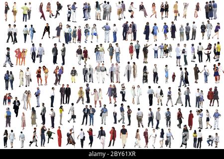 Collection  people. Stock Photo