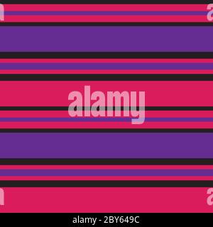 Stripe seamless pattern background in horizontal style - Horizontal striped seamless pattern background suitable for fashion textiles, graphics Stock Vector