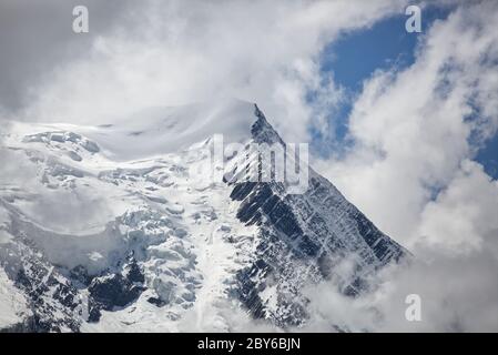 Clouds around Mont Blanc