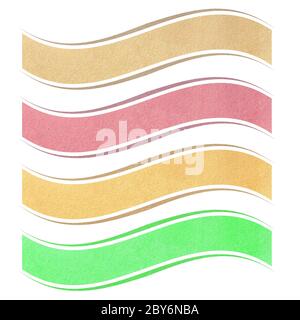 vintage paper shape as bubble speech isolated Stock Photo