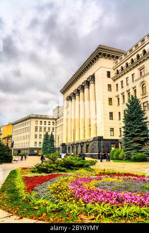 The Office of the President of Ukraine in Kiev Stock Photo