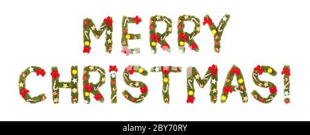 Marry christmas greeting. Stock Photo