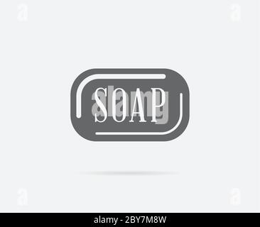 Barber Soap Vector Element or Icon, Illustration Ready for Print or Plotter Cut or Using as Logotype with High Quality Stock Vector